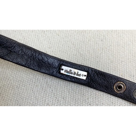 Stella & Dot Cady Wrap Bracelet/Silver ~ Retired - Picture 3 of 6